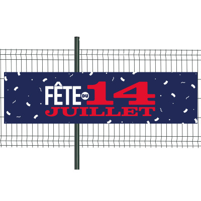 Banderole bâche PVC à oeillets 80x300 cm