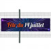 Banderole PVC Oeillets 80x300 cm|PLV "Fête du 14 Juillet"- Modèle 2