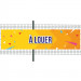 Banderole PVC Oeillets 100x400 cm|PLV "A louer"- Modèle 2