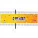 Banderole PVC Oeillets 100x400 cm|PLV "A vendre"- Modèle 2
