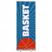 Roll'up 80x200 cm|Visuel "Basket"- Modèle 2