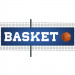 Banderole PVC Oeillets 100x400 cm|PLV "Basket"- Modèle 1