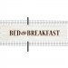 Banderole PVC Oeillets 100x400 cm|PLV "Bed and Breakfast"- Modèle 1