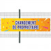 Banderole PVC Oeillets 80x300 cm|PLV "Changement de propriétaire"- Modèle 2