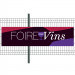 Banderole PVC Oeillets 80x300 cm|PLV "Foire aux vins"- Modèle 2