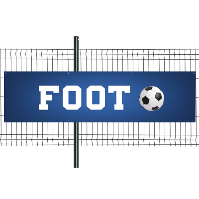 Banderole bâche PVC foot 80x300 cm