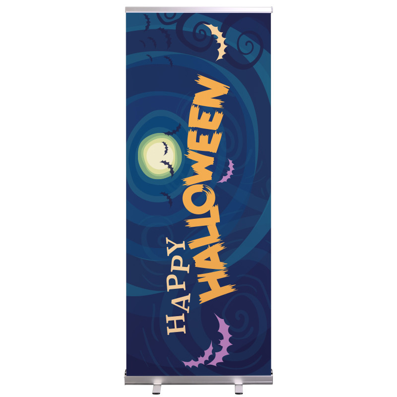 Roll-up Prêt à imprimer "Halloween" (avec housse de transport) 80x200 cm - Modèle 1 MACAP