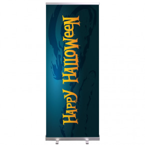 Roll-up Prêt à imprimer "Halloween" (avec housse de transport) 80x200 cm - Modèle 2 MACAP