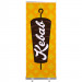 Roll'up 80x200 cm|Visuel "Kebab"- Modèle 1