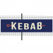 Banderole PVC Oeillets 100x400 cm|PLV "Kebab"- Modèle 2