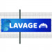 Banderole PVC Oeillets 80x300 cm|PLV "Lavage"- Modèle 2