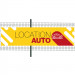Banderole PVC Oeillets 100x400 cm|PLV "Location Auto"- Modèle 2