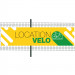 Banderole PVC Oeillets 100x400 cm|PLV "Location Vélo"- Modèle 2