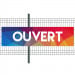 Banderole PVC Oeillets 80x300 cm|PLV "Ouvert"- Modèle 1
