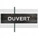 Banderole PVC Oeillets 80x300 cm|PLV "Ouvert"- Modèle 2