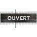 Banderole PVC Oeillets 100x400 cm|PLV "Ouvert"- Modèle 2