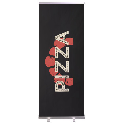 Roll'up 80x200 cm Visuel "Pizza"- Modèle 2