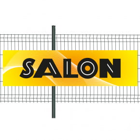 Banderole Prête à imprimer "Salon" (fixation oeillets) 80x300 cm - Modèle 1 MACAP