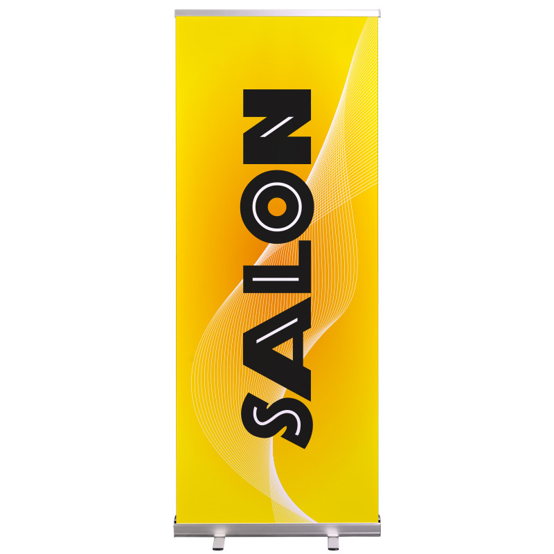 Roll-up Prêt à imprimer "Salon" (avec housse de transport) 80x200 cm - Modèle 1 MACAP