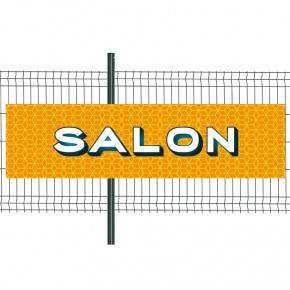 Banderole Prête à imprimer "Salon" (fixation oeillets) 80x300 cm - Modèle 2 MACAP