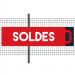 Banderole PVC Oeillets 80x300 cm|PLV "Soldes"- Modèle 1