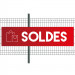 Banderole PVC Oeillets 80x300 cm|PLV "Soldes"- Modèle 2
