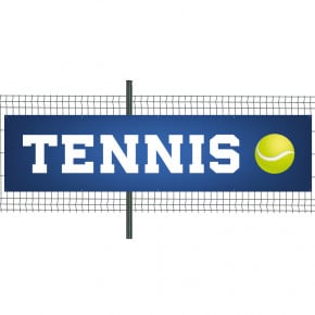 Banderole Prête à imprimer "Tennis" (fixation oeillets) 100x400 cm - Modèle 1 MACAP