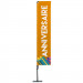 Beach flag Oriflamme Potence 3,50 m|Visuel "Anniversaire"- Modèle 1