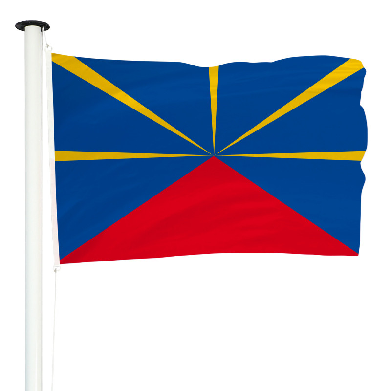 Drapeau La Réunion pour mât - Région