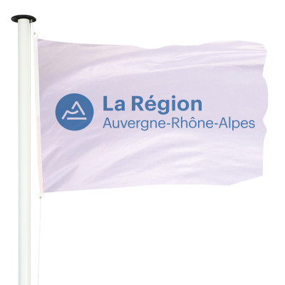 Drapeau région Auvergne Rhône Alpes pour mât