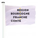 Drapeau Bourgogne-Franche-Comté pour mât (Région)