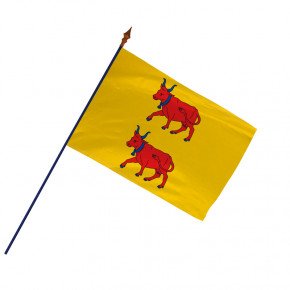 Drapeau Province Béarn avec hampe et ourlets côtés | MACAP