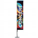 Beach flag Oriflamme Potence 3,50 m|Visuel "Concert"- Modèle 1