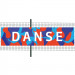 Banderole PVC Oeillets 100x400 cm|PLV "Danse"- Modèle 1