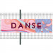 Banderole PVC Oeillets 80x300 cm|PLV "Danse"- Modèle 2