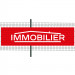 Banderole PVC Oeillets 100x400 cm|PLV "Immobilier"- Modèle 1