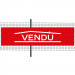 Banderole PVC Oeillets 100x400 cm|PLV "Vendu"- Modèle 1