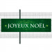 Banderole PVC Oeillets 80x300 cm|PLV "Joyeux Noël"- Modèle 1
