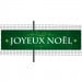 Banderole PVC Oeillets 100x400 cm|PLV "Joyeux Noël"- Modèle 1