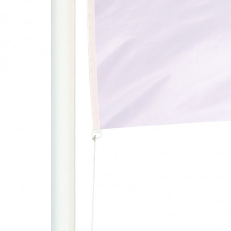 Gros plan anneau bas de drapeau pour mât horizontal 100x150 cm et anneaux (création en ligne du visuel)