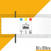 Banderole textile avec oeillets - 80x200cm(Création en ligne)