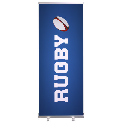 Roll'up 80x200 cm Visuel "Rugby"- Modèle 1