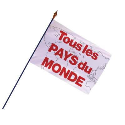 Commandez en ligne votre drapeau avec hampe officiel de la Guinée