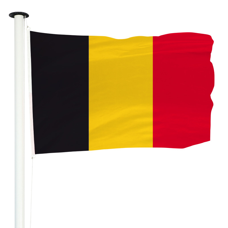 Les Drapeaux de la Belgique à gauche et de la RDC à droite - CAS-INFO