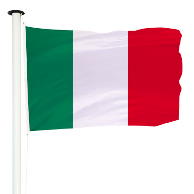 Drapeau Italie : pour mât (Officiel)