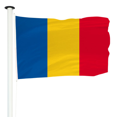 Drapeau officiel Roumanie pour mât