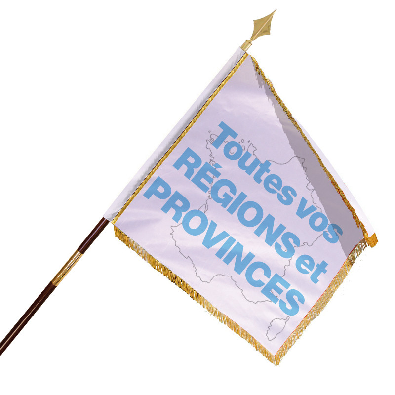 Drapeau d'Ornement et de Défilé (Régions/Provinces) MACAP