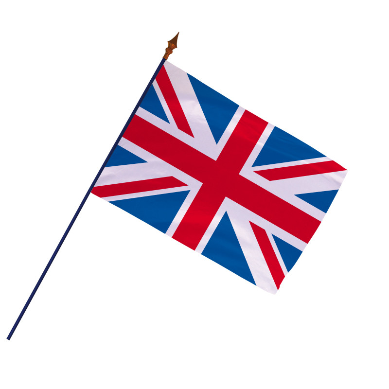 44cm lanière avec drapeau Union Jack-Royaume-Uni Drapeau-Drapeau Britannique MI3 