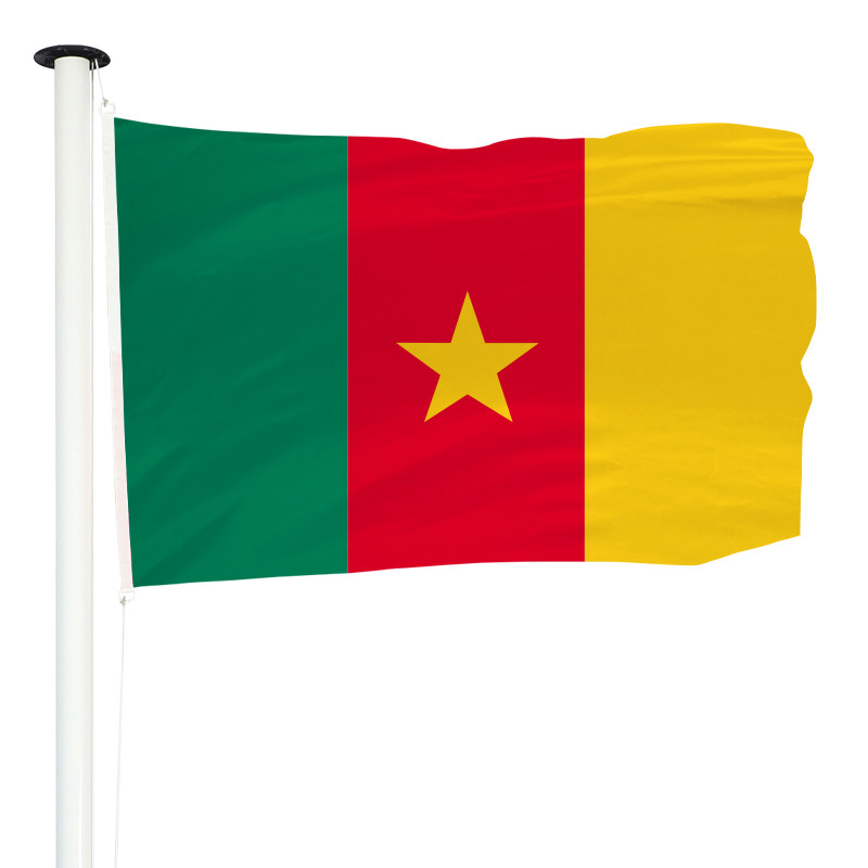 Drapeau Cameroun - Drapeau Officiel pour mât