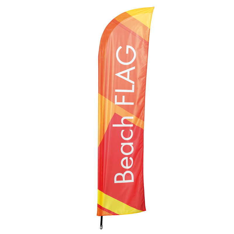 Beach flag - Oriflamme CLASSIQUE (VOILE SEULE fourreau maille) - MACAP